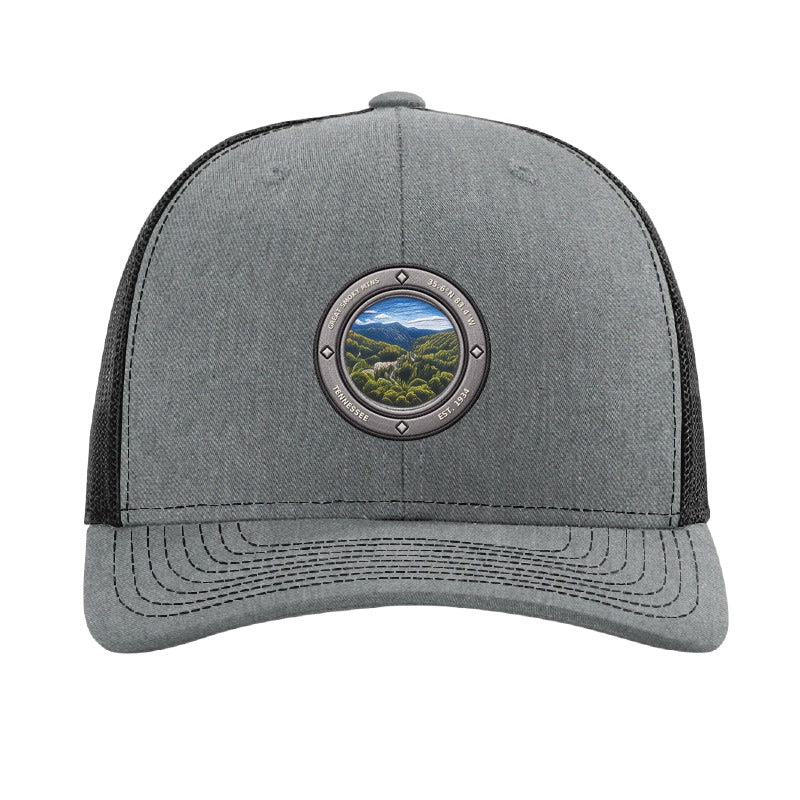 Great Smoky Mtns National Park patch hat — Heather Grey/Black
