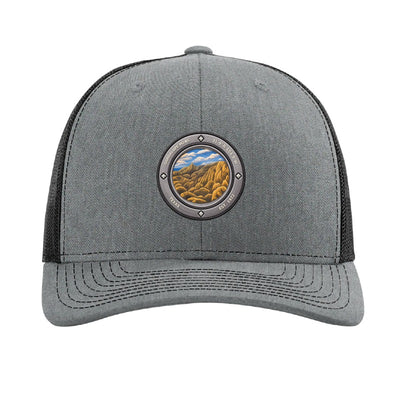 Guadalupe Mtns National Park patch hat — Heather Grey/Black