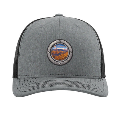 Haleakala National Park patch hat — Heather Grey/Black