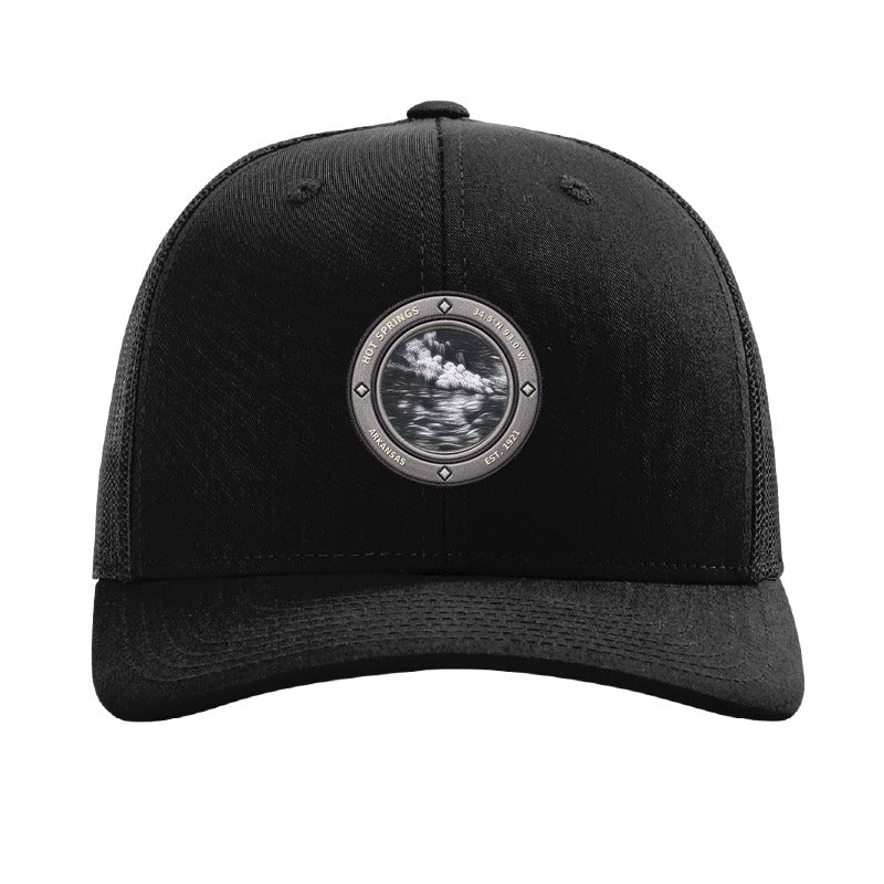 Hot Springs National Park patch hat — Black