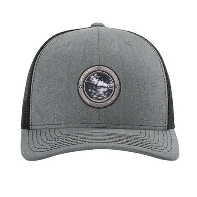 Hot Springs National Park patch hat — Heather Grey/Black