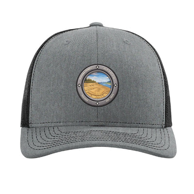 Indiana Dunes National Park patch hat — Heather Grey/Black