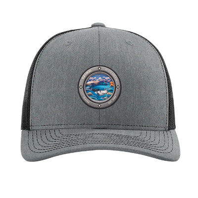 Katmai National Park patch hat — Heather Grey/Black