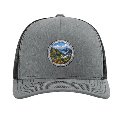 Lake Clark National Park patch hat — Heather Grey/Black
