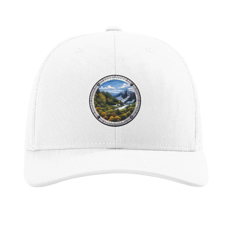Lake Clark National Park patch hat — White