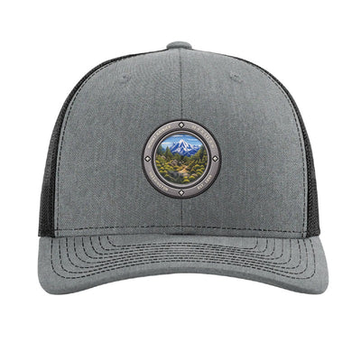 Mount Rainier National Park patch hat — Heather Grey/Black