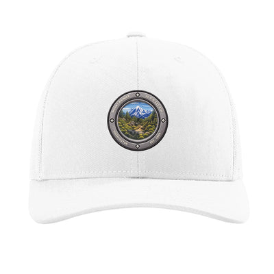 Mount Rainier National Park patch hat — White