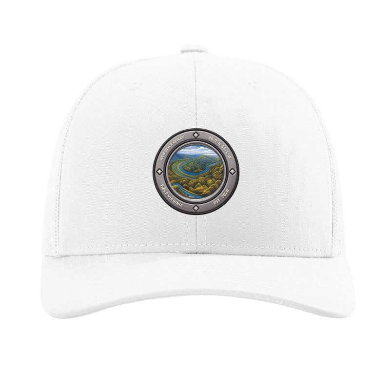 New River Gorge National Park patch hat — White