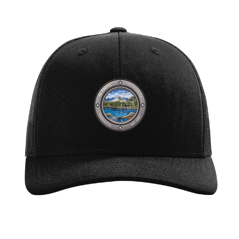 Olympic National Park patch hat — Black