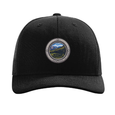 Rocky Mountain National Park patch hat — Black