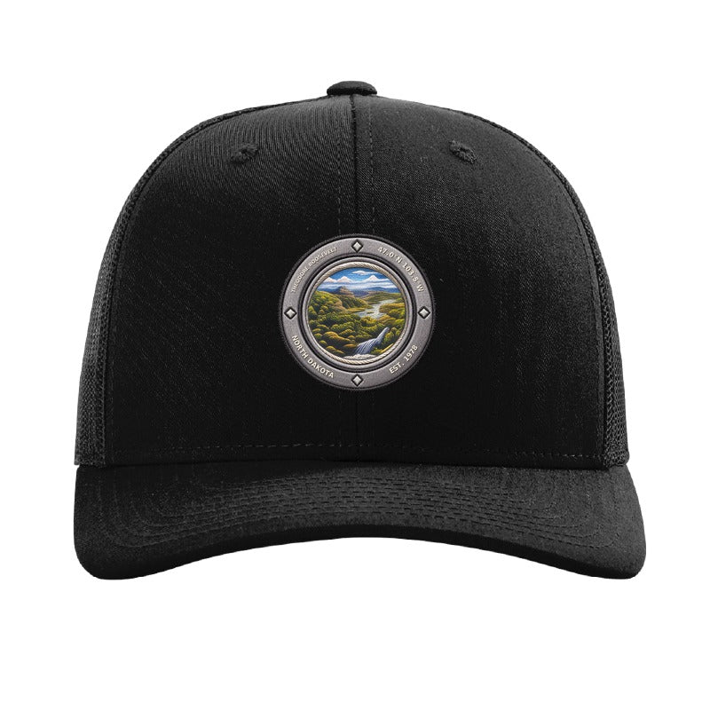 Theodore Roosevelt National Park patch hat — Black