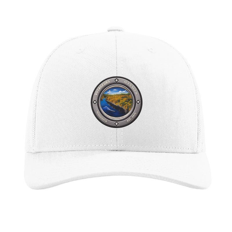 Voyageurs National Park patch hat — White