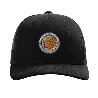 Wind Cave National Park patch hat — Black