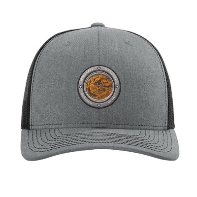 Wind Cave National Park patch hat — Heather Grey/Black