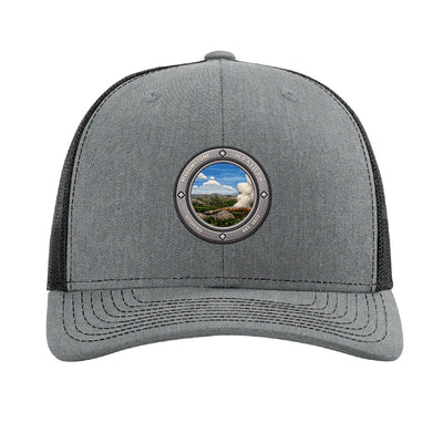 Yellowstone National Park patch hat — Heather Grey/Black