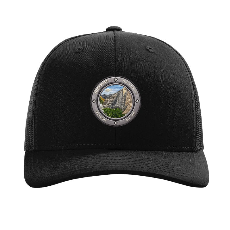 Yosemite National Park patch hat — Black