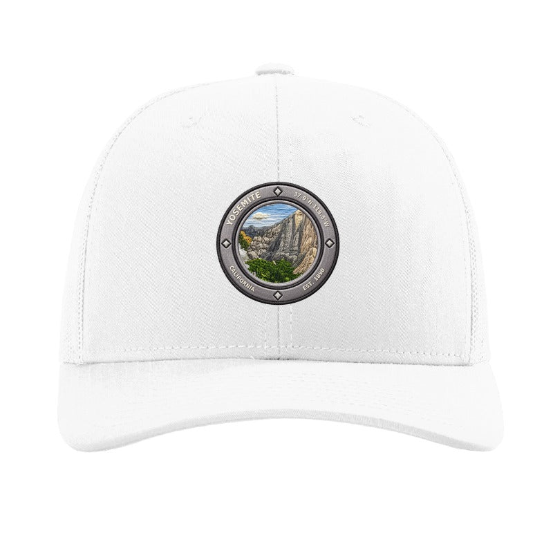 Yosemite National Park patch hat — White