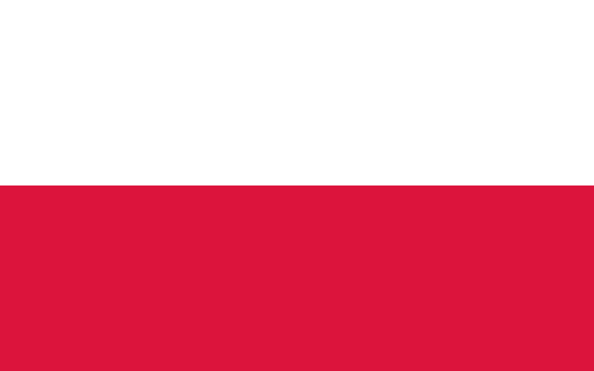 Poland flag side patch for hats