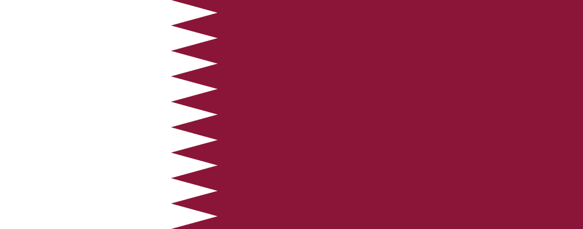 Qatar flag side patch for hats