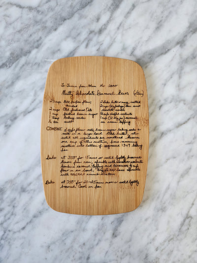 Personalized Cutting Board - Name, Recipe, Logo