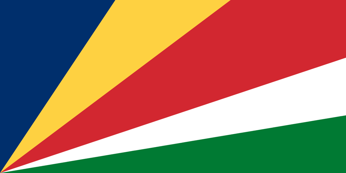 Seychelles flag side patch for hats