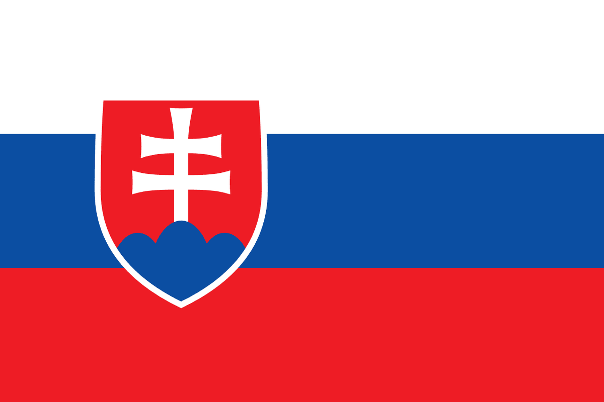 Slovakia flag side patch for hats