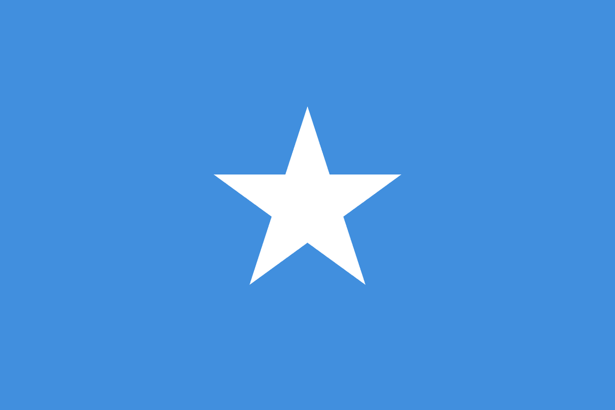 Somalia flag side patch for hats