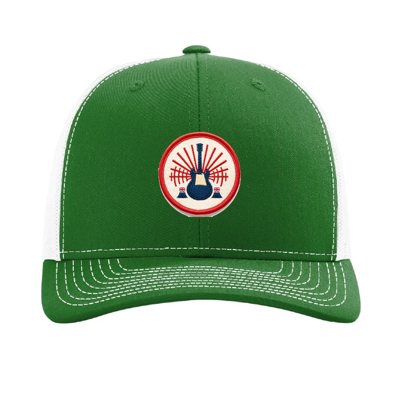 Reading Festival patch hat — Kelly Green/White