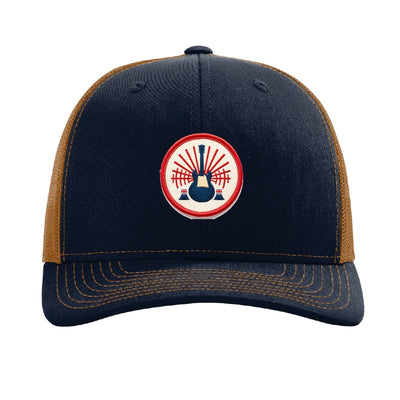 Reading Festival patch hat — Navy/Caramel