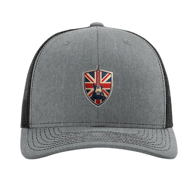Reading Festival Shield patch hat — Heather Grey/Black