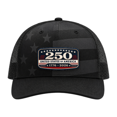 USA 250th Anniversary Trucker Hat – United States 1776–2026 Patriotic Patch Hat
