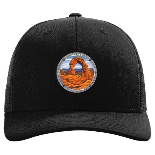 Arches National Park Patch Hat — Utah, Est. 1971 — patch hat by The Hat Factory Xpress