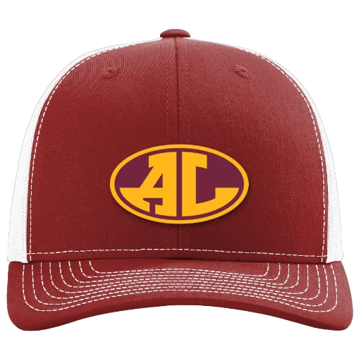 Avon Lake Oval Logo Trucker Hat — patch hat by The Hat Factory Xpress