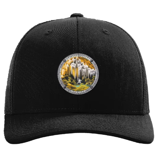 Carlsbad Caverns National Park Patch Hat — New Mexico, Est. 1930 — patch hat by The Hat Factory Xpress