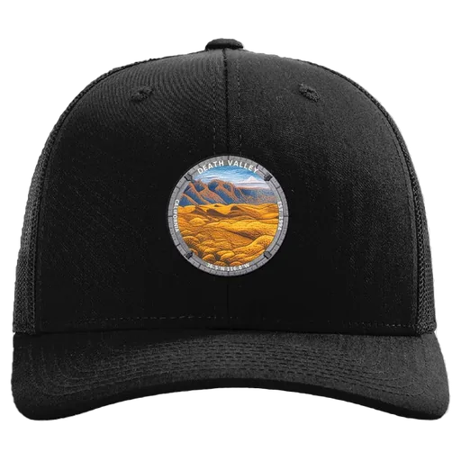 Death Valley National Park Patch Hat — California, Est. 1994 — patch hat by The Hat Factory Xpress