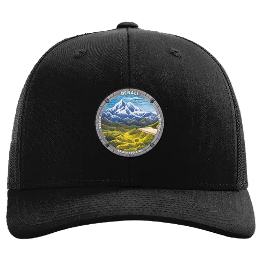 Denali National Park Patch Hat — Alaska, Est. 1917 — patch hat by The Hat Factory Xpress