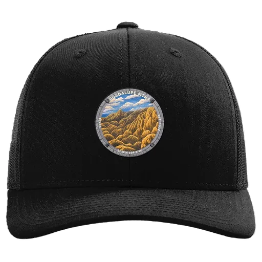 Guadalupe Mtns National Park Patch Hat — Texas, Est. 1972 — patch hat by The Hat Factory Xpress