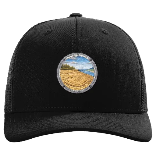 Indiana Dunes National Park Patch Hat — Indiana, Est. 2019 — patch hat by The Hat Factory Xpress