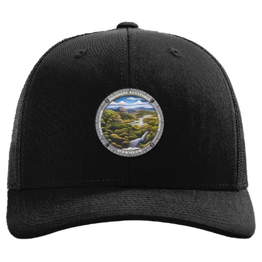 Theodore Roosevelt National Park Patch Hat — North Dakota, Est. 1978 — patch hat by The Hat Factory Xpress