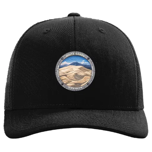White Sands National Park Patch Hat — New Mexico, Est. 2019 — patch hat by The Hat Factory Xpress