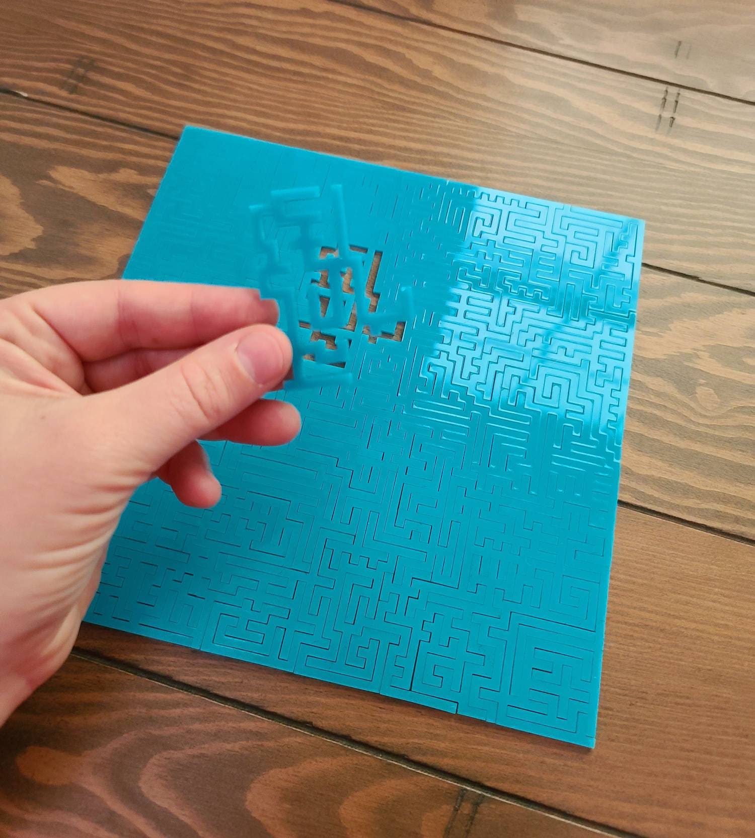 Acrylic Fractal Puzzle - Solid